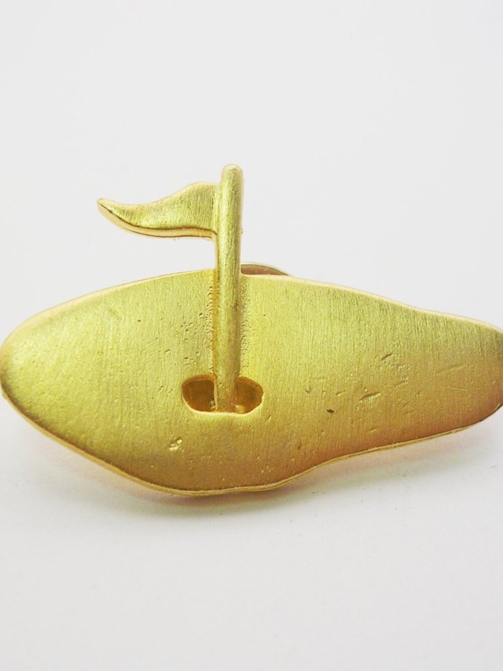Vintage JJ Jonette Pin gold tone Golf Putting Green